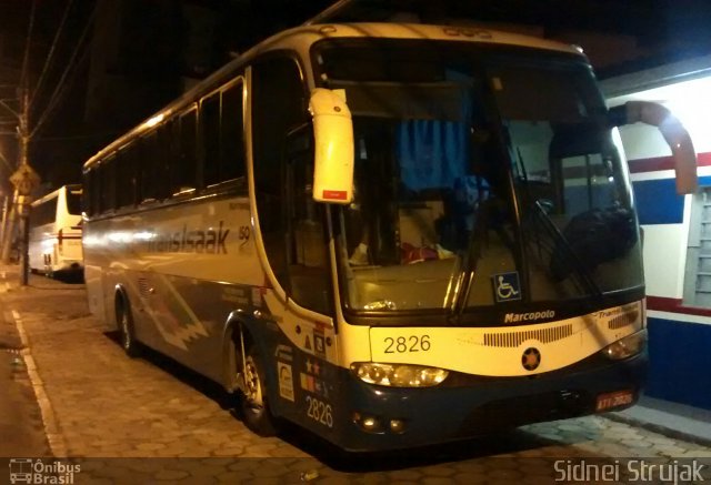 Trans Isaak Turismo 2826 na cidade de Blumenau, Santa Catarina, Brasil, por Sidnei Machado Strujak. Número da foto: #3472255.