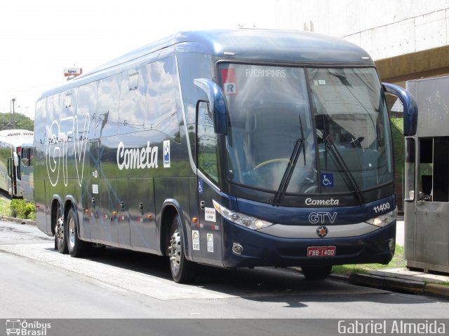 Viação Cometa 11400 na cidade de Campinas, São Paulo, Brasil, por Gabriel Almeida. Número da foto: #3472947.