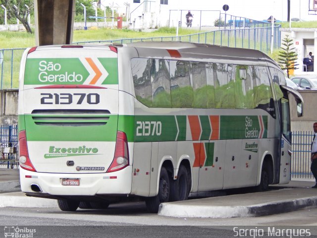 Cia. São Geraldo de Viação 21370 na cidade de Aracaju, Sergipe, Brasil, por Sergio Marques . ID da foto: 3472403.