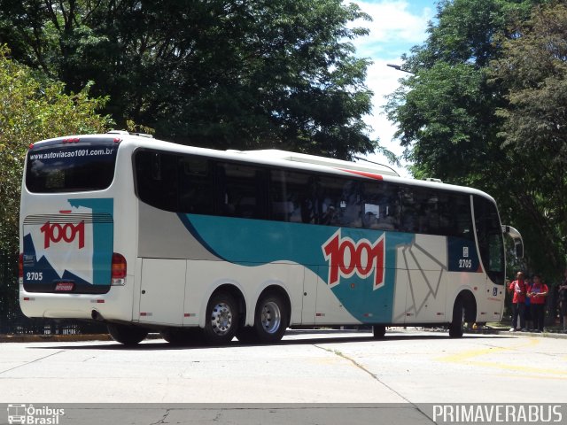 Auto Viação 1001 2705 na cidade de São Paulo, São Paulo, Brasil, por Alexandre Rodrigo. ID da foto: 3472844.