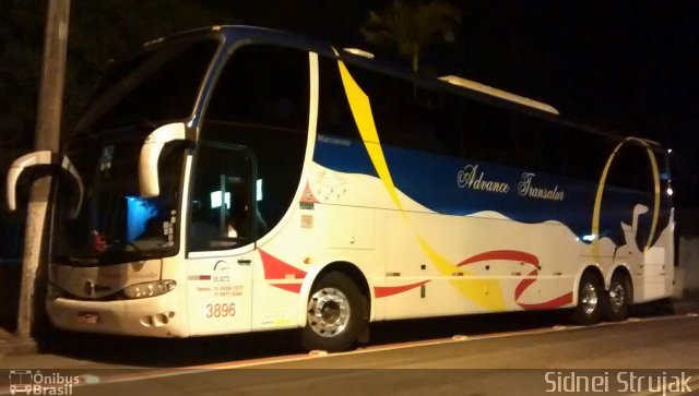Advance Transatur 3896 na cidade de Blumenau, Santa Catarina, Brasil, por Sidnei Machado Strujak. Número da foto: #3472259.