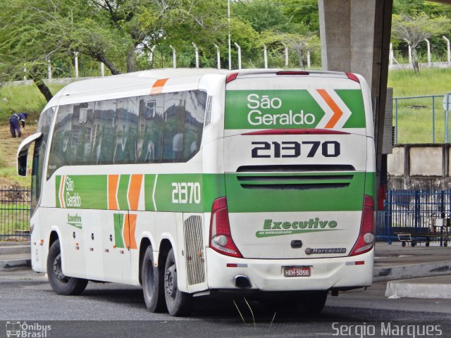 Cia. São Geraldo de Viação 21370 na cidade de Aracaju, Sergipe, Brasil, por Sergio Marques . ID da foto: 3472413.