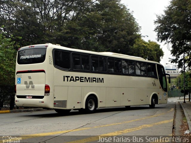 Viação Itapemirim 8207 na cidade de São Paulo, São Paulo, Brasil, por Junior Almeida. Número da foto: #3472357.