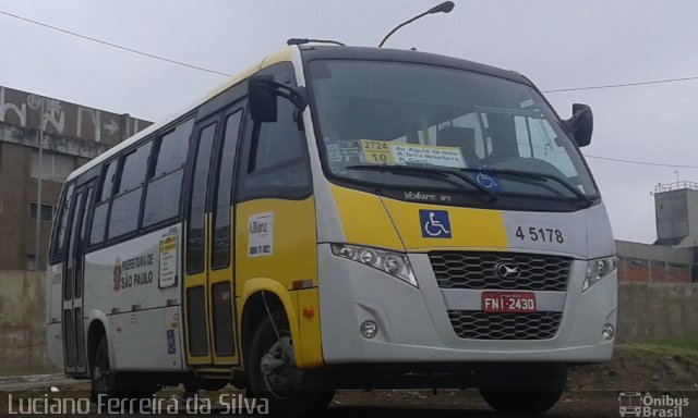 Allianz Transportes 4 5178 na cidade de São Paulo, São Paulo, Brasil, por Luciano Ferreira da Silva. ID da foto: 3472358.