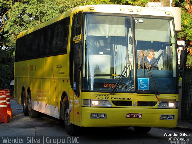 Viação Itapemirim 45339 na cidade de São Paulo, São Paulo, Brasil, por Wendell Sousa Oliveira. ID da foto: 3473319.