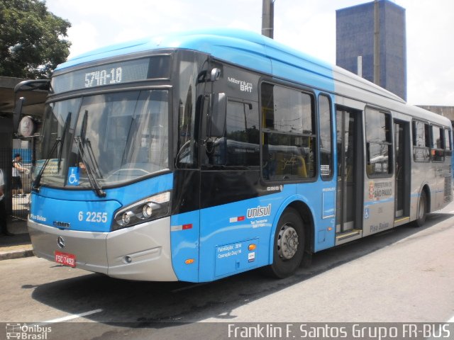 TUPI - Transportes Urbanos Piratininga 6 2255 na cidade de São Paulo, São Paulo, Brasil, por Franklin Freire dos Santos. ID da foto: 3511849.