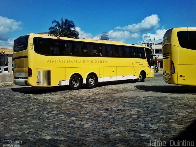 Viação Itapemirim 5053 na cidade de Governador Valadares, Minas Gerais, Brasil, por Jaime  Quintino. ID da foto: 3510654.