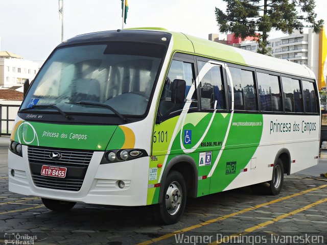 Expresso Princesa dos Campos 6101 na cidade de Curitiba, Paraná, Brasil, por Wagner Domingos Ivanesken. ID da foto: 3511071.