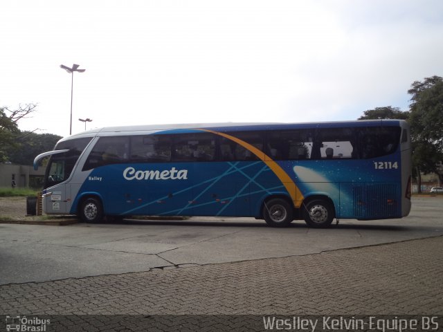 Viação Cometa 12114 na cidade de São Paulo, São Paulo, Brasil, por Weslley Kelvin Batista. Número da foto: #3511075.