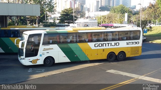 Empresa Gontijo de Transportes 12330 na cidade de Ribeirão Preto, São Paulo, Brasil, por Reinaldo Neto. ID da foto: 3511245.