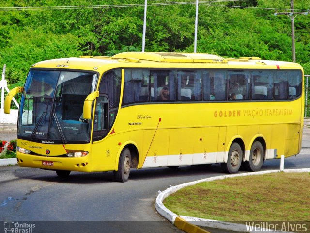 Viação Itapemirim 5007 na cidade de Aracaju, Sergipe, Brasil, por Weiller Alves. ID da foto: 3512649.