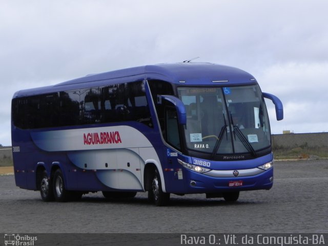 Viação Águia Branca 31880 na cidade de Vitória da Conquista, Bahia, Brasil, por Rava Ogawa. Número da foto: #3511176.