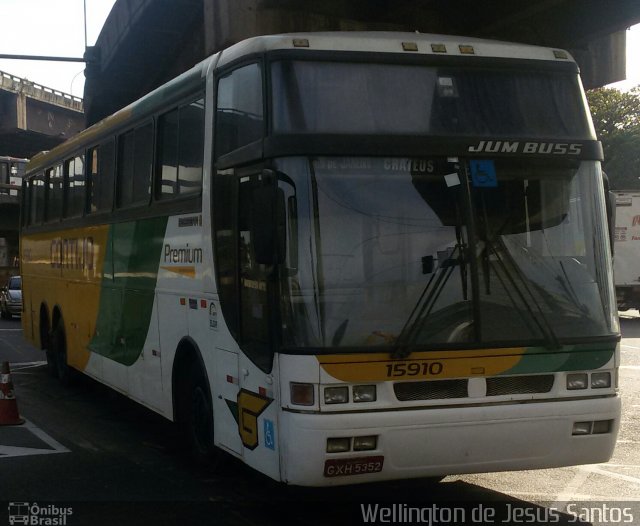 Empresa Gontijo de Transportes 15910 na cidade de Rio de Janeiro, Rio de Janeiro, Brasil, por Wellington de Jesus Santos. ID da foto: 3510811.