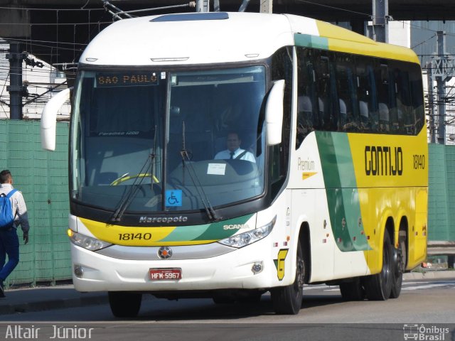 Empresa Gontijo de Transportes 18140 na cidade de São Paulo, São Paulo, Brasil, por Altair Júnior. ID da foto: 3510879.