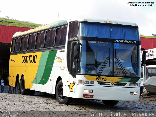 Empresa Gontijo de Transportes 15370 na cidade de João Monlevade, Minas Gerais, Brasil, por Antonio Carlos Fernandes. Número da foto: #3513573.