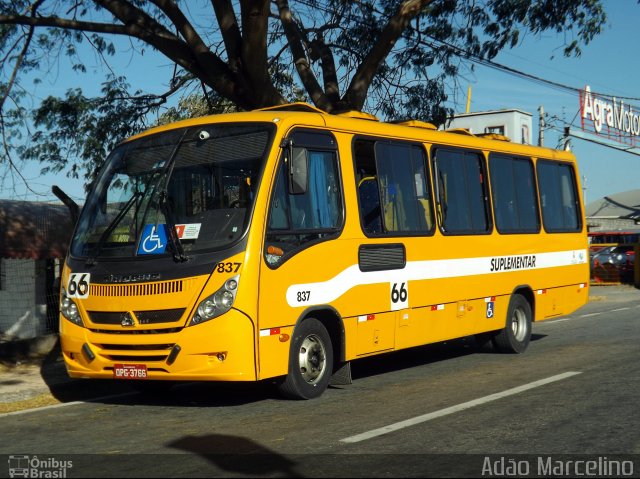 Transporte Suplementar de Belo Horizonte 837 na cidade de Belo Horizonte, Minas Gerais, Brasil, por Adão Raimundo Marcelino. Número da foto: #3517160.