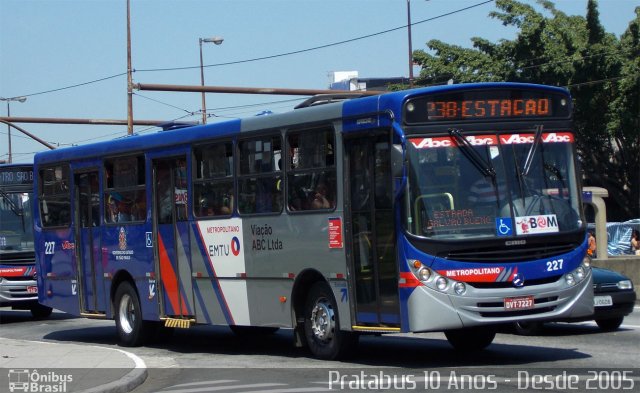 Auto Viação ABC 227 na cidade de São Bernardo do Campo, São Paulo, Brasil, por Cristiano Soares da Silva. ID da foto: 3515670.