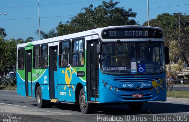 Viação Serrana 16250 na cidade de Serra, Espírito Santo, Brasil, por Cristiano Soares da Silva. ID da foto: 3515648.