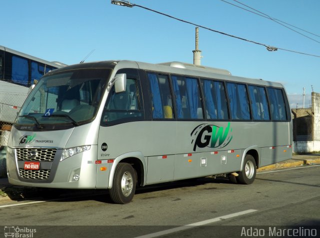 GW Transportes e Turismo 260 na cidade de Belo Horizonte, Minas Gerais, Brasil, por Adão Raimundo Marcelino. ID da foto: 3519320.