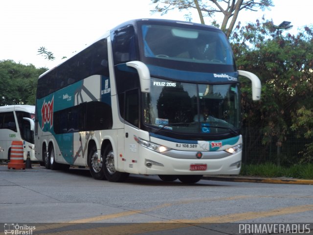 Auto Viação 1001 RJ 108.589 na cidade de São Paulo, São Paulo, Brasil, por Alexandre Rodrigo. Número da foto: #3519232.