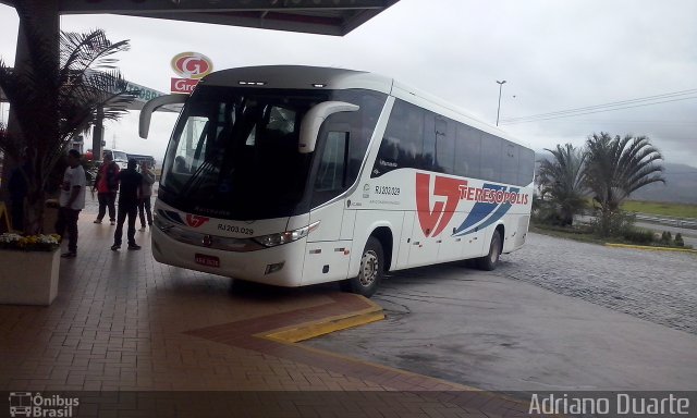 Viação Teresópolis RJ 203.029 na cidade de Resende, Rio de Janeiro, Brasil, por Adriano Duarte. Número da foto: #3517750.