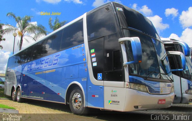 Bom Jesus Turismo 705 na cidade de Goiânia, Goiás, Brasil, por Carlos Júnior. ID da foto: 3518984.