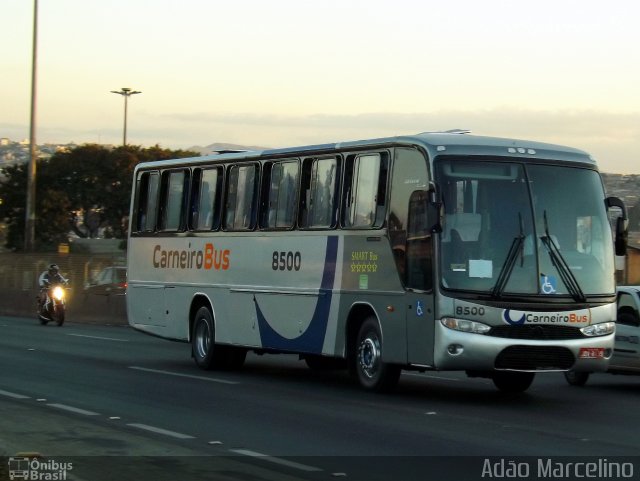 Carneiro Bus 8500 na cidade de Belo Horizonte, Minas Gerais, Brasil, por Adão Raimundo Marcelino. Número da foto: #3519412.
