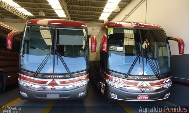 Santa Maria Fretamento e Turismo > Transportes Santa Maria(SP) 700 na cidade de São Bernardo do Campo, São Paulo, Brasil, por Agnaldo Penides. Número da foto: #3521429.