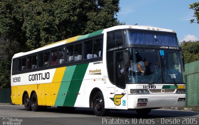 Empresa Gontijo de Transportes 11310 na cidade de São Paulo, São Paulo, Brasil, por Cristiano Soares da Silva. ID da foto: 3520264.