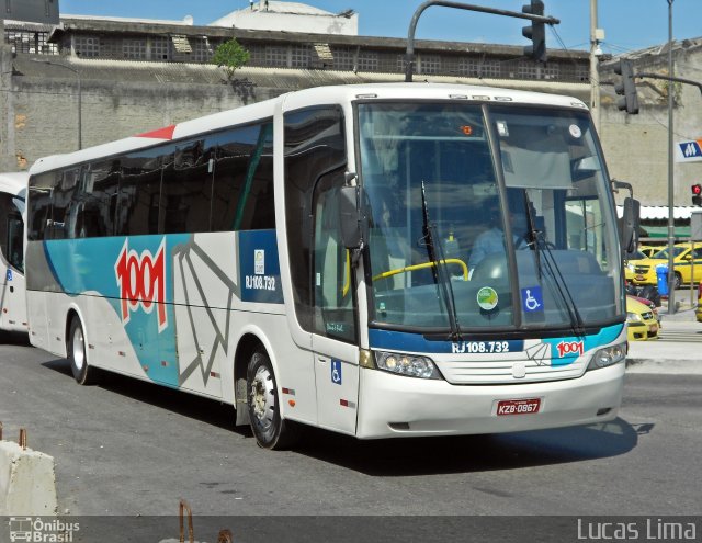 Auto Viação 1001 RJ 108.732 na cidade de Rio de Janeiro, Rio de Janeiro, Brasil, por Lucas Lima. ID da foto: 3521758.