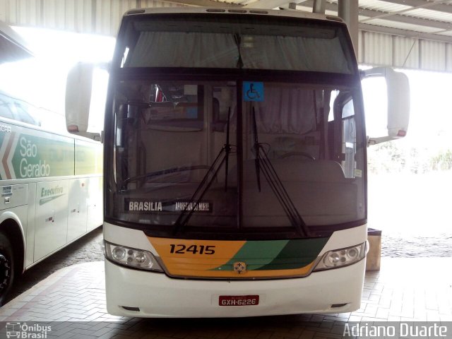 Empresa Gontijo de Transportes 12415 na cidade de Roseira, São Paulo, Brasil, por Adriano Duarte. Número da foto: #3520513.