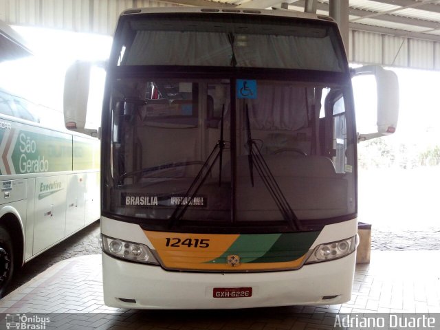 Empresa Gontijo de Transportes 12415 na cidade de Roseira, São Paulo, Brasil, por Adriano Duarte. ID da foto: 3520513.