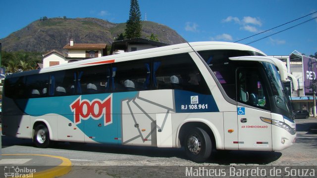 Auto Viação 1001 RJ 108.961 na cidade de Nova Friburgo, Rio de Janeiro, Brasil, por Matheus Barreto de Souza. Número da foto: #3522046.
