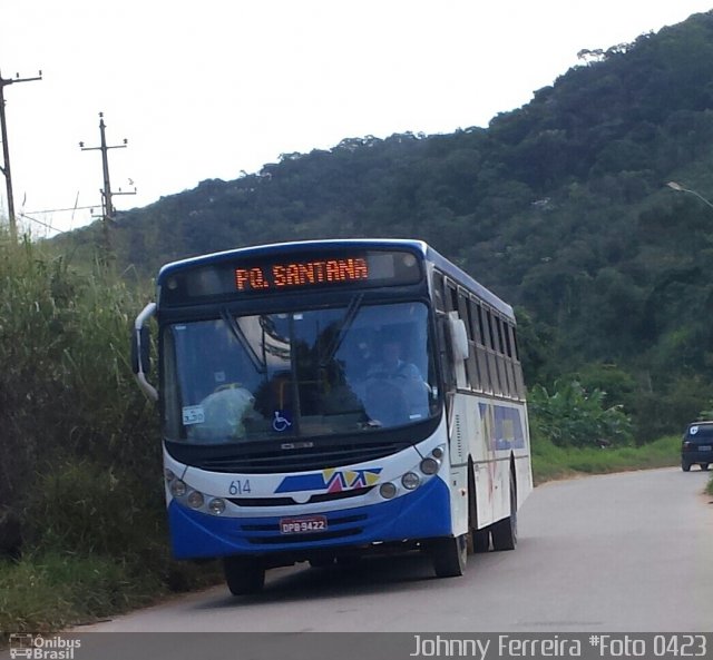 Auto Ônibus Moratense 614 na cidade de Francisco Morato, São Paulo, Brasil, por Johnny Ferreira. ID da foto: 3521160.