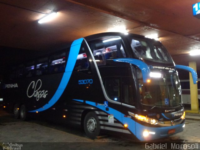 Empresa de Ônibus Nossa Senhora da Penha 53070 na cidade de Pelotas, Rio Grande do Sul, Brasil, por Gabriel  Morosoli. Número da foto: #3520265.