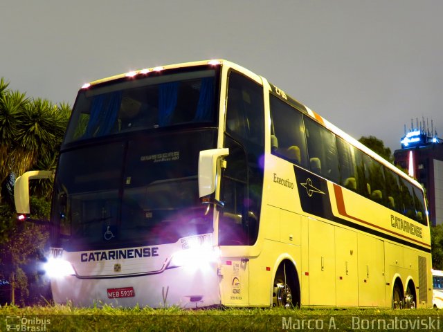 Auto Viação Catarinense 2709 na cidade de Curitiba, Paraná, Brasil, por Marco A.   Bornatoviski. ID da foto: 3520775.