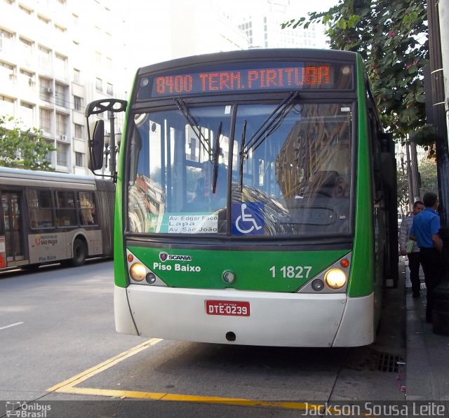 Viação Santa Brígida 1 1827 na cidade de São Paulo, São Paulo, Brasil, por Jackson Sousa Leite. ID da foto: 3520526.