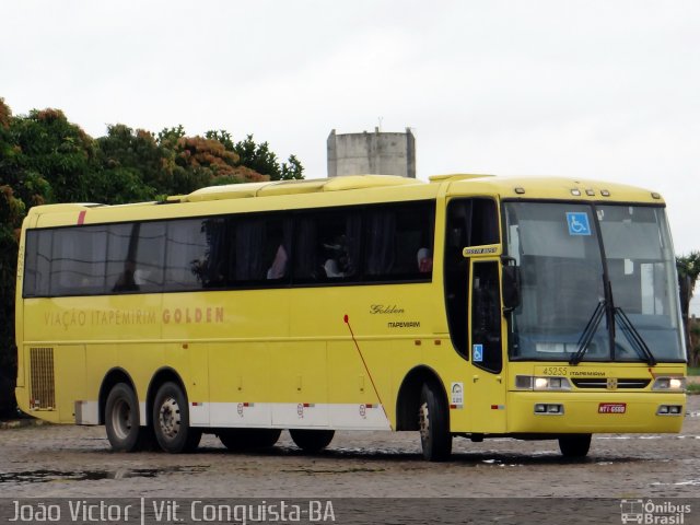 Viação Itapemirim 45255 na cidade de Vitória da Conquista, Bahia, Brasil, por João Victor. ID da foto: 3521340.