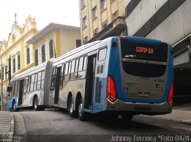 Viação Cidade Dutra 6 1764 na cidade de São Paulo, São Paulo, Brasil, por Johnny Ferreira. ID da foto: 3521167.