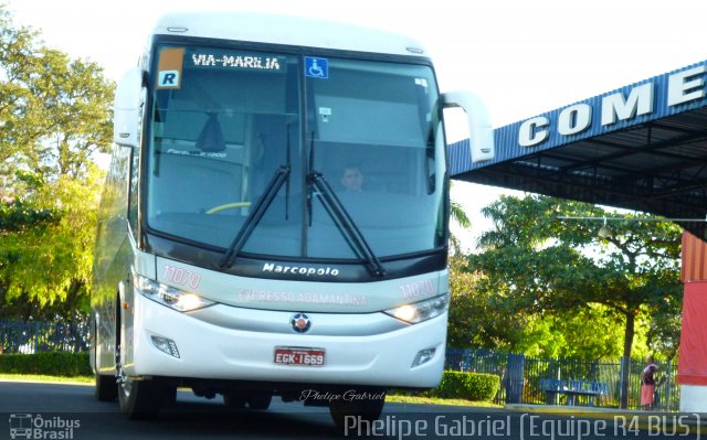 Expresso Adamantina 11070 na cidade de Presidente Prudente, São Paulo, Brasil, por Phelipe Gabriel Campos de Souza. Número da foto: #3522555.