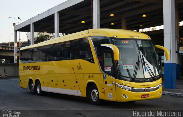 Viação Itapemirim 60759 na cidade de Rio de Janeiro, Rio de Janeiro, Brasil, por Ricardo Silva Monteiro. Número da foto: #3522792.