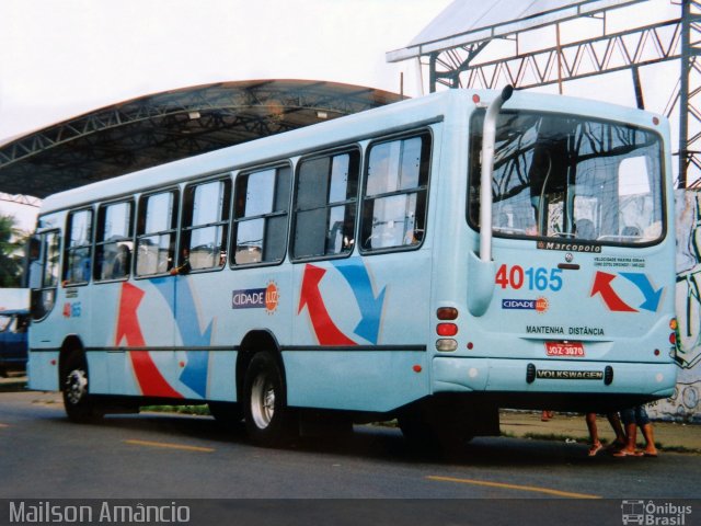 Viação Cidade Luz 40165 na cidade de Fortaleza, Ceará, Brasil, por Mailson Amâncio. Número da foto: #3523511.