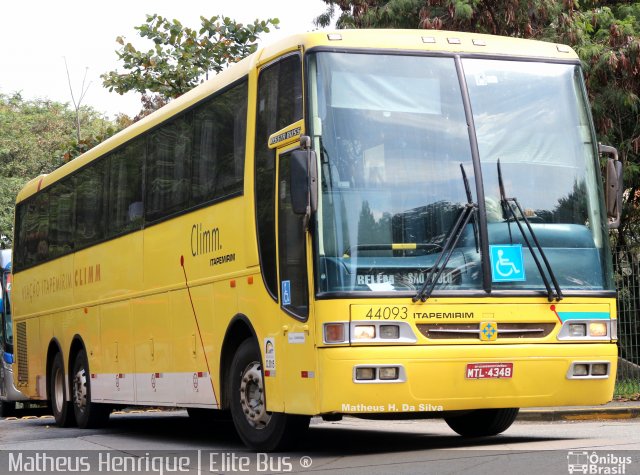 Viação Itapemirim 44093 na cidade de São Paulo, São Paulo, Brasil, por Matheus Henrique. Número da foto: #3523398.