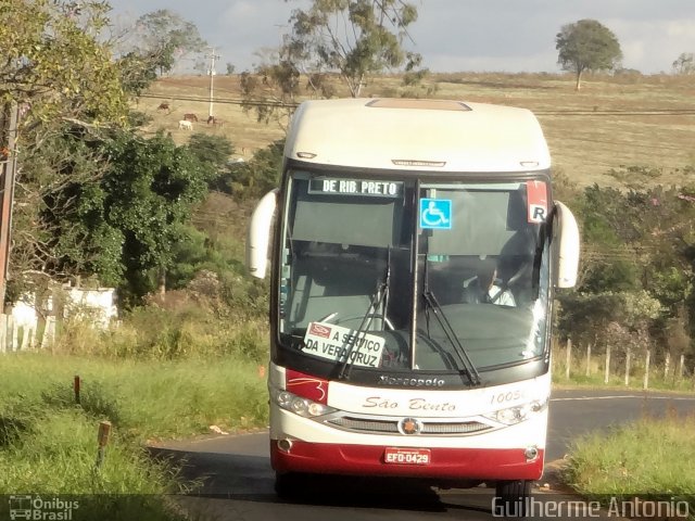 Viação São Bento Ribeirão Preto 10050 na cidade de Araxá, Minas Gerais, Brasil, por Guilherme Antonio. Número da foto: #3524004.