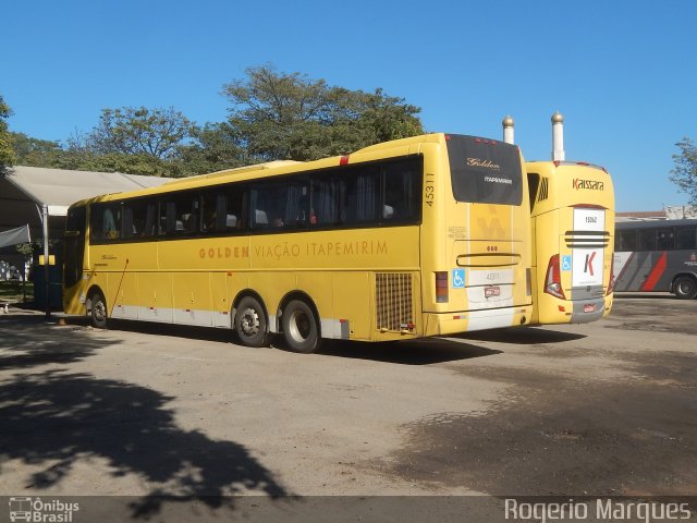 Viação Itapemirim 45311 na cidade de Taubaté, São Paulo, Brasil, por Rogerio Marques. Número da foto: #3523046.