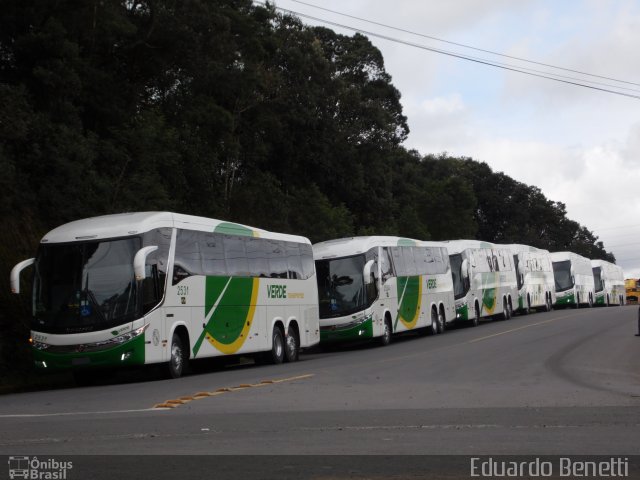 Verde Transportes 2531 na cidade de Caxias do Sul, Rio Grande do Sul, Brasil, por Eduardo Benetti . Número da foto: #3523664.