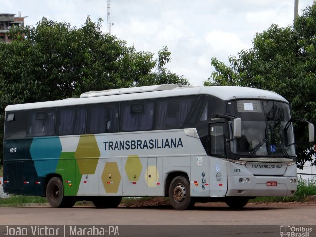 Transbrasiliana Transportes e Turismo 4617 na cidade de Marabá, Pará, Brasil, por João Victor. ID da foto: 3523234.