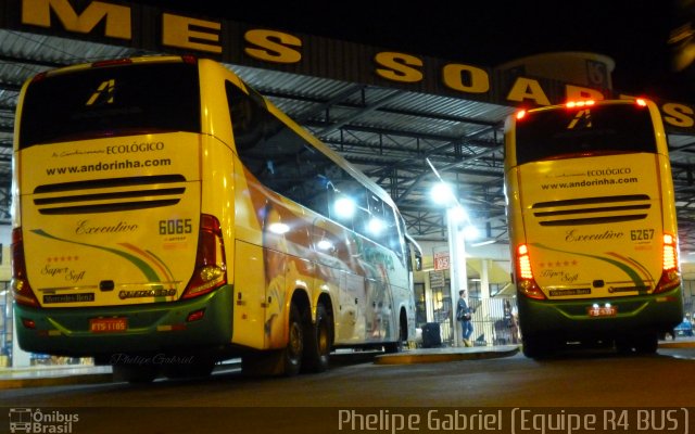 Empresa de Transportes Andorinha 6065 na cidade de Presidente Prudente, São Paulo, Brasil, por Phelipe Gabriel Campos de Souza. ID da foto: 3522502.