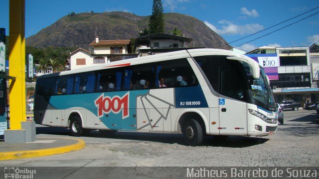 Auto Viação 1001 RJ 108.1000 na cidade de Nova Friburgo, Rio de Janeiro, Brasil, por Matheus Barreto de Souza. ID da foto: 3526405.