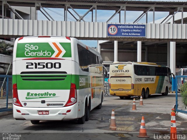 Cia. São Geraldo de Viação 21500 na cidade de Rio de Janeiro, Rio de Janeiro, Brasil, por Lucas Lima. Número da foto: #3525269.